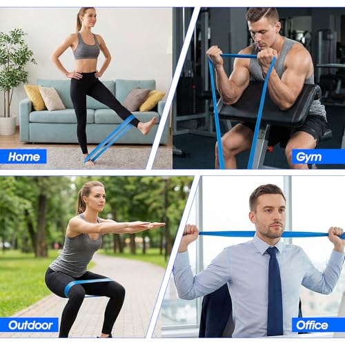 30 Pcs Resistance Bands Resistance Loop Exercise Bands Exercise Equipment Elastic Drap Ring for Women and Men Home Fitness, Gym, Yoga