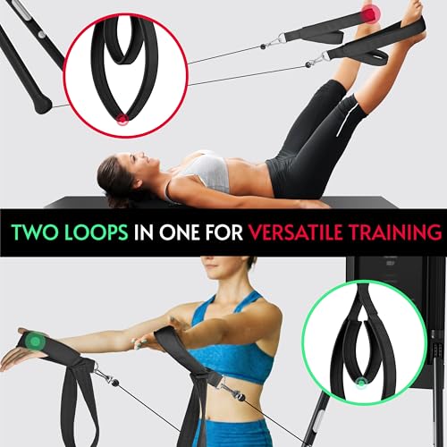 2-Pack Pilates Loops Compatible with Tonal Machine, Soft Straps