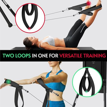 2-Pack Pilates Loops Compatible with Tonal Machine, Soft Straps