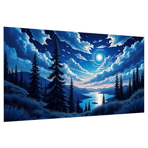 SmartEZ Large Diamond Painting Kits for Adults Landscape, 27.5x15.7 Inch | DIY Large Diamond Art Kits for Adults, Gem Art Kits for Gift, Home Wall Decor 27.5x15.7 Inch - color: Landscape 005