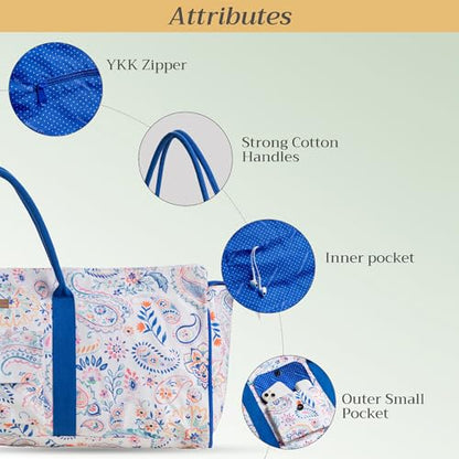 Maison d' Hermine Yoga Mat Duffle Bag Gym Tote Yoga Mat Carry Bag | Cylindrical bag for Woman Men Gifts Adjustable shoulder straps with Drawstring Water Bottle Pocket and zipper pocket - color: Indian Floral, style: Yoga Mat Tote