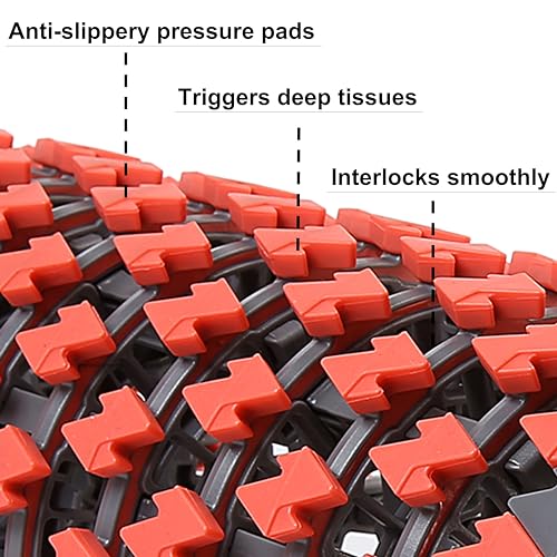 Collapsible Foam Roller for Exercise and Recovery (13 Inches), Easily Portable at 5.5 inches (Red) - color: Red