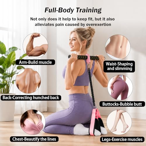 Pedal Resistance Bands with Handles, 3 Heavy Tube Adjustable Exercise Bands