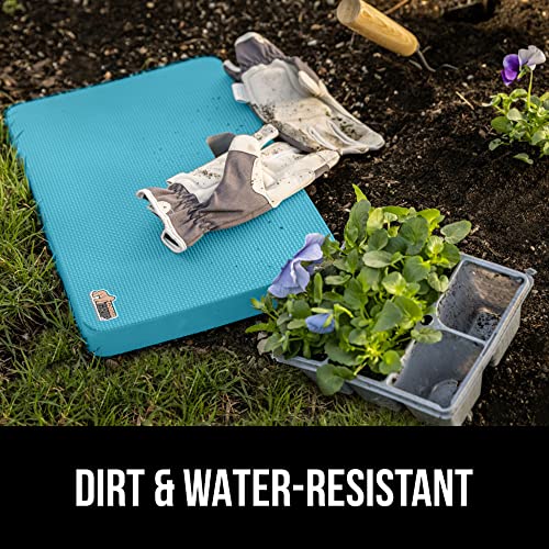 GORILLA GRIP® Extra Thick Foam Kneeling Pad for Gardening 17.5x11 Turquoise - color: Turquoise