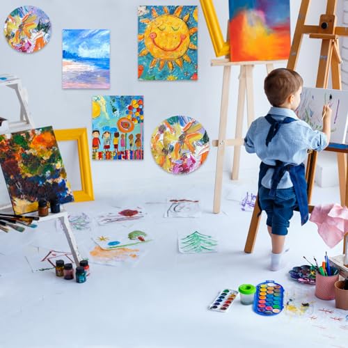Stretched Canvas for Painting - Large 24x36 Inch/2 Canvas Value Pack - Triple Primed Acid Free 100% Cotton Blank Canvas for Oil & Acrylic Pouring Art, Watercolor - size: 2 Pack - 24x36 Inches