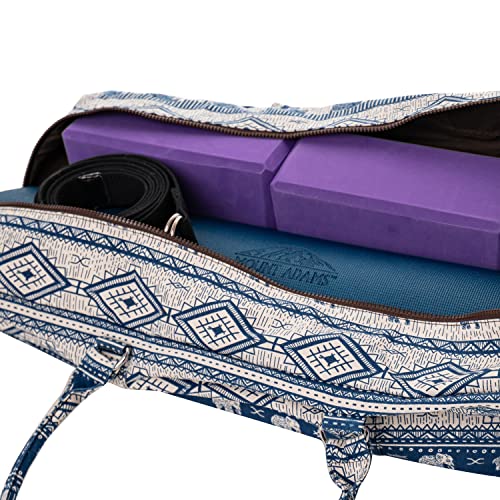 Mount Adams Yoga Mat Bag, 26"x8"x8", Fits Mats up to 74"x26"x6mm - color: Majestic