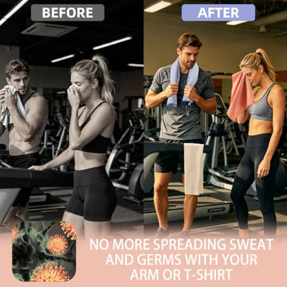 CADONO Microfiber Workout Towels,Gym Towels,Workout Sweat Sports Towel - color: Black