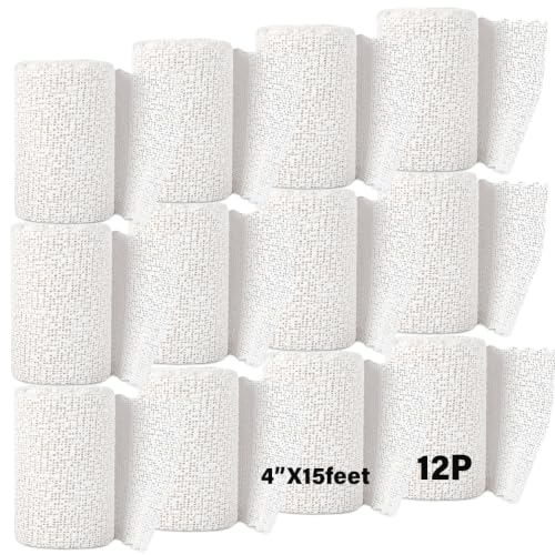 12P 4“X15 feet Plaster Cloth Rolls Paris Belly Casting Kit Pregnancy 4" W x 180 feet L - size: 4"X15f, style: 12P