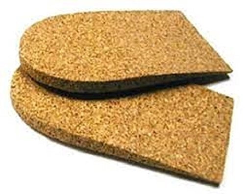 1/2" (12mm) Cork Heel Lift, 1 Pair (Small (2" Wide)) - size: Small (2" wide)