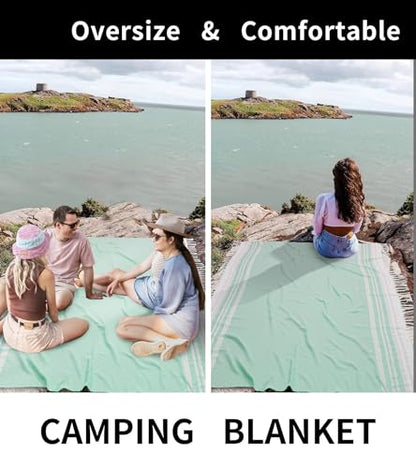 Large Throw Blanket Yoga Blanket Turkish Beach Towel Mens Birthday Gift Ideas Dad Father Day Husband Brother Uncle Boyfriend Male Boss Grandpa Him Appreciation Thank You Retirement 60th 50th 40th 30th - color: Dark Grey, size: Giant Large 82''x88''