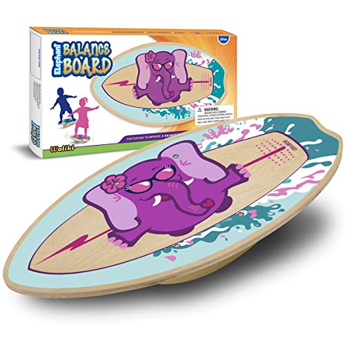 WALIKI Wood Balance Board | Ages 3-8 | Toddlers and Kids |