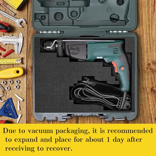 DECOHS 4 Pcs Polyurethane Foam Sheet- 16 x 12 x 1 Inch Cuttable Foam Inserts for Cases- Packing Foam Pads for Toolbox Camera Storage and Crafts - size: 16x12x1 inch
