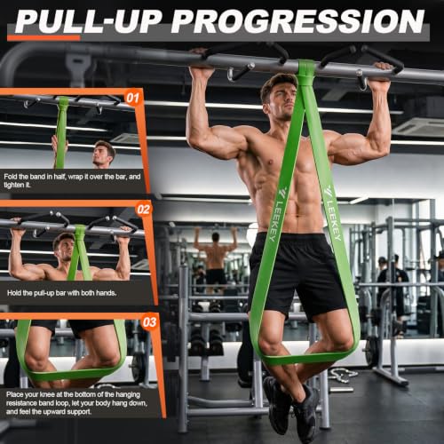 Resistance Bands for Pull Up Assist, Stretch Bands & Exercise Workout Set - color: 5-125LB Candy Color