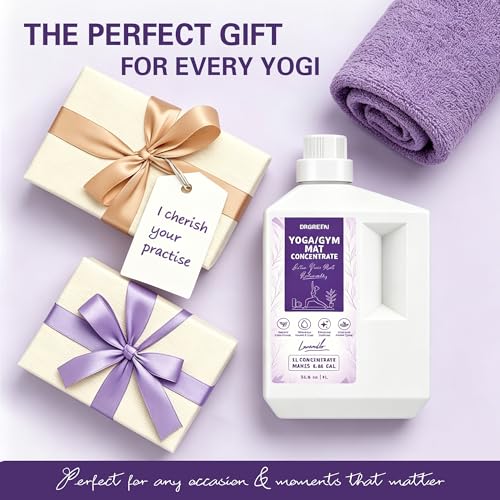 Yoga Mat Cleaner Concentrate Makes 6.86 Gal(1:25) - Removes Sweat & Odor - size: 33.8 Fl Oz (Pack of 1)