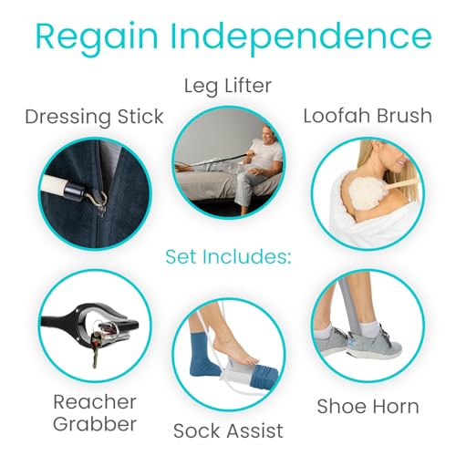Vive Hip and Knee Replacement Kit (6 Pcs) - After Surgery Recovery Set