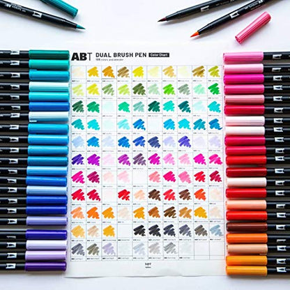 Tombow Dual Brush Pen, ABT, No. 845 (AB-T845) - color: 845 Carmine