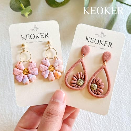 KEOKER Polymer Clay Texture Roller, Polymer Clay Roller for Making Earrings, Like Polymer Clay Texture Sheets, Great Work with Polymer Clay Cutters (Sandpaper Texture) - color: Grinding texture