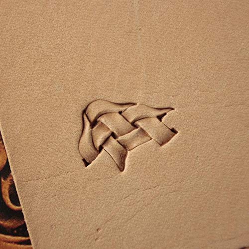 DandS ltd Leather Stamp Tool, Basket Weave, Professional Steel Craft Tool for Leatherworking, Embossing, Carving & Stamping Leather Projects, Belts Wallets & DIY Projects Compatible with Mallet #317Y - color: Basket Weave 0.31" X 0.31"