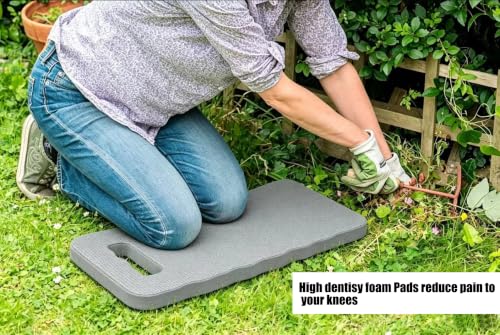 YWSHF 2 PCS Garden Kneeling Pad,Knee Mat Waterproof Foam Knee Pads for Gardening,Cleaning,Baby Bath,Yoga,Praying and Exercise 15.745'' x 7.09'' x 0.79'' Grey - color: Gray