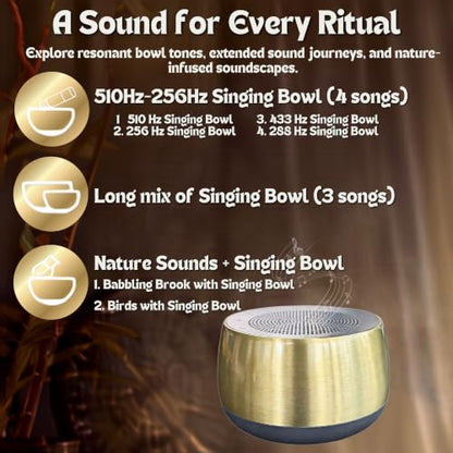 Electronic Sound Bowl Machine for Meditation, Massage & Relaxation