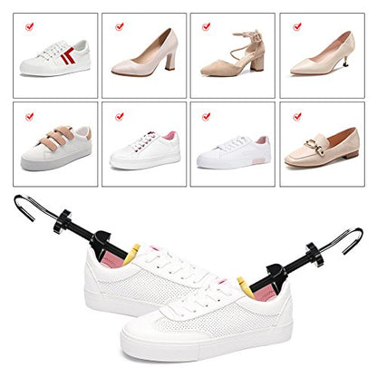 프리미엄 프로페셔널 4방향 신발 나무 한 쌍, 남성 또는 여성용 신발 스트레처 - color: 옐로우-스몰