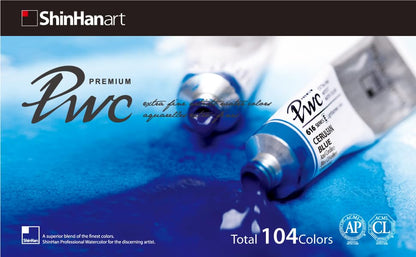 PWC ShinHan Extra Fine Watercolor Paint 7.5ml Tubes 6 Color Set - EARTH