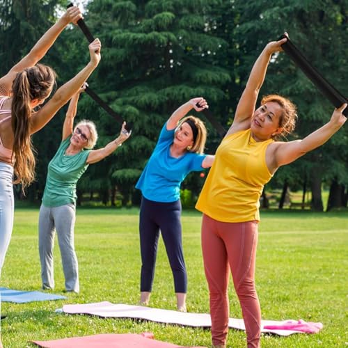Ring Resistance Bands, X-Heavy Heavy Duty Total Body Fitness Exercise Bands - color: Black