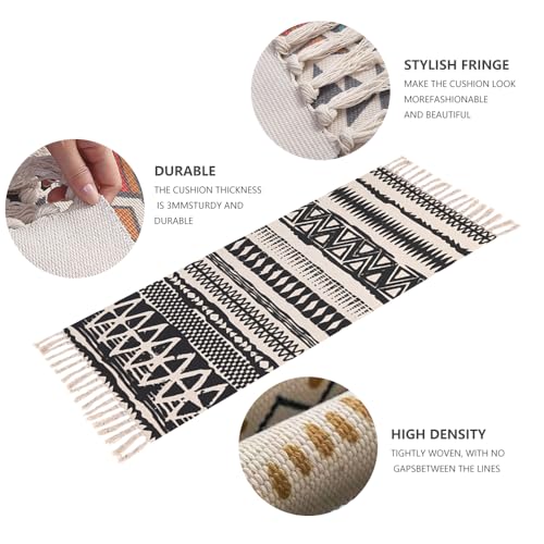 nuveti Cotton Yoga Mat - Absorbent, Grippy Tight Weave, Ashtanga & Hot Yoga Rug, Helps with Slippery Hands & Feet - color: MiCheng