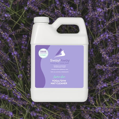 SwaytAway Fitness Mat Cleaner Concentrate Lavender, 32oz Makes 4 Gallons - size: 32 oz - 1 Pack