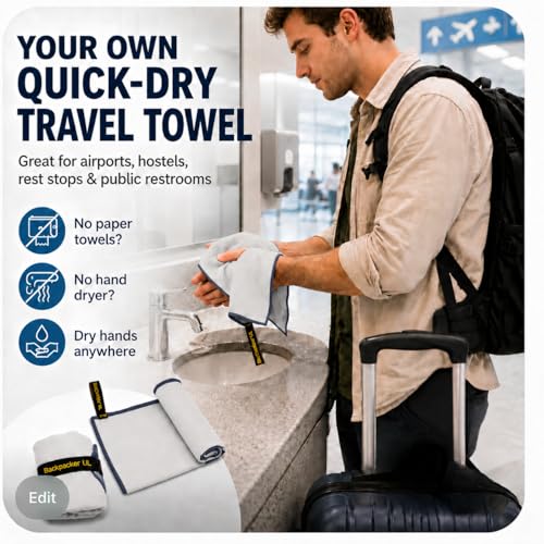 Backpacking Ultralight Quick Dry Microfiber Soft Fast Drying Hand and Face Towel Wash Cloth Camping Yoga Hiking Active Lifestyle Small (Gray, Small) - color: Gray, size: Small