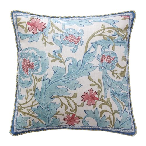 patdrea Designer Vintage Linen Throw Pillow Cover,18"x18"-Fromm A - color: Fromm a, size: 18" x 18" (Pack of 1)