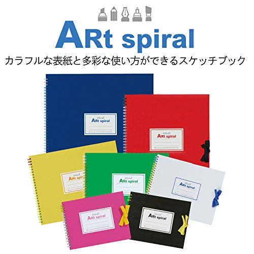 Maruman S311-02 Sketchbook F1 Art Spiral Drawing Paper, Thick, Blue, 24 Sheets - color: blue, size: F1 (5.83" x 8.27")