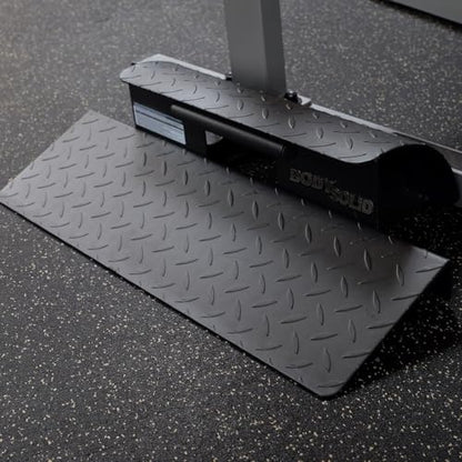 Body-Solid (SCB26) Calf Raise Block and Squat Platform - Solid Steel Incline Wedge for Enhanced Lower Body Workouts, 2000 lb Capacity