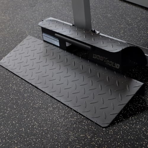 Body-Solid (SCB26) Calf Raise Block and Squat Platform - Solid Steel Incline Wedge for Enhanced Lower Body Workouts, 2000 lb Capacity