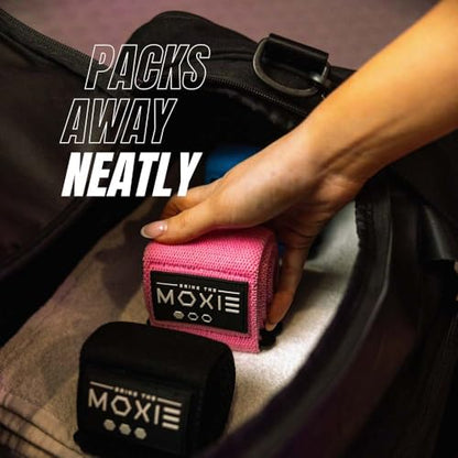 Adjustable Non-Slip Fabric Resistance Bands Set of 3 – Ideal for Legs, Glutes, and Full Body Workouts – Premium Fitness Bands for Women & Men – Bring The Moxie