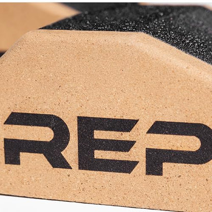REP Fitness Cork Squat Wedge, Blocks for Weight Lifting, Yoga, Stretching, Exercise and Calf Therapy, Raised Heel Support, Non Slip, Workout Equipment for Home and Commercial Gym Training
