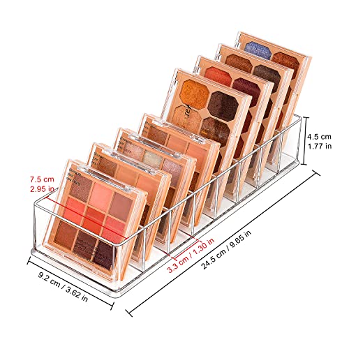 JessLab Acrylic Organizers, Bathroom Organizer for Drawer, Cosmetic Display Cases for Vanity, Countertop, Desk, Kitchen, and Makeup Storage, 8-Section - style: 8 Compartment