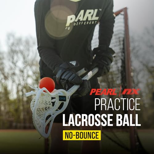 Pearl NX Greaseless Lacrosse Balls by Guardian Innovations - Long Lasting, No-Bounce Balls Perfect for Indoor Play and Practice - size: 3 Pack