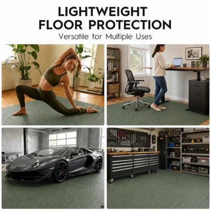18 Pcs EVA Foam Floor Tiles, Puzzle Exercise Mat Set for Gym - color: Citrus Green