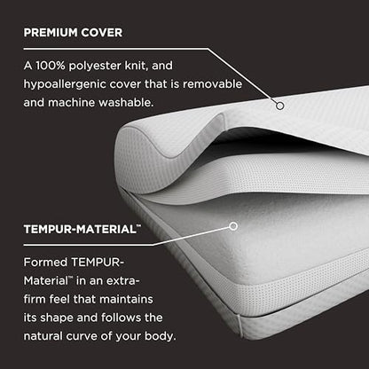 Tempur-Pedic TEMPUR Neck Pillow, Small Profile, White - size: Small Profile