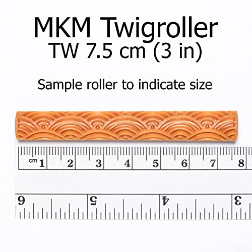 MKM Pottery Tools Wood Twig Rollers for Clay (TW-18 Feather) - color: TW-18 Feather