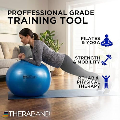 THERABAND Standard Exercise Ball - color: Blue - 75cm