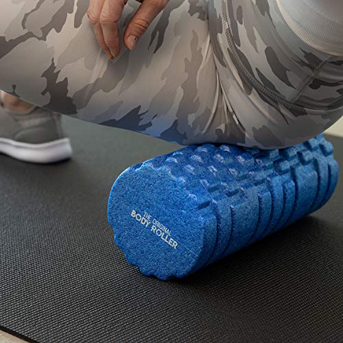 The Original Body Roller High Density Foam Roller for Exercise & Recovery - color: Blue