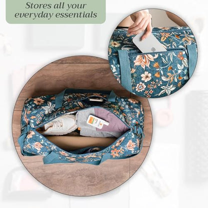 Maison d' Hermine Yoga Mat Duffle Bag Gym Tote Yoga Mat Carry Bag - color: Luxury Loft - Dark Teal, style: Yoga Mat Gym Bag