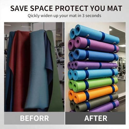 Yoga Mat Carrier Strap, Adjustable Thick Straps Sling for Carrying Large Mats, Stretching Band - color: 1pc Slap Band Blue