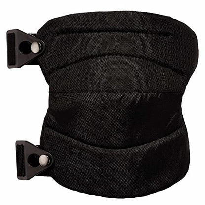 Ergodyne ProFlex 230 Soft Cap Knee Pads, Buckle Closure, Black - style: Buckle Closure