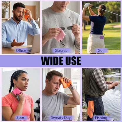 20 Pcs Workout Towels - Gym Sweat Handkerchiefs, Vibrant - color: Vibrant