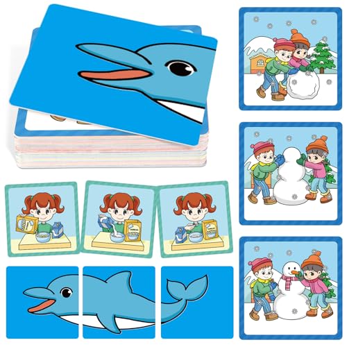 Sequencing Cards,Sequence Board Game for Kids,Story Storytelling,Speech Therapy Toys Materials for Autism,Social Skills,Sentence Building,Educational Classroom Preschool Learning Activities - style: 3 Sequencing Cards