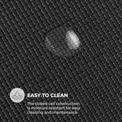 Summit Yoga Mat, 72"x24"6mm Thick - color: Black