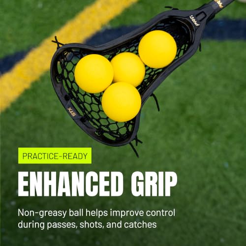 PEARL X Greaseless Lacrosse Balls by Guardian Innovations - Official Ball of NCAA Championships - Meets NOCSAE Standards and SEI/NCAA Certified - color: Orange, size: 3 Pack